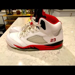 Jordan 5 Fire Red Black Tongue 2013 - No Box